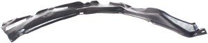 Front Fender Liner for Nissan 240SX 1995-1998, Left (Driver), Rear Section, Replacement