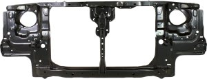 Radiator Support Assembly for Nissan Xterra 2002-2004, Black Steel, Compatible with 2.4L/3.3L Engine, Replacement