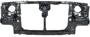 Radiator Support Assembly for Nissan XTERRA 2000-2001, Black, Metallic, Suitable for 2.4L/3.3L Engines, Replacement