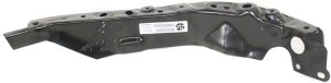 Black Steel Radiator Support for Nissan Altima 2007-2009, Maxima 2009-2014, Left (Driver) Side, Coupe/Sedan, Replacement