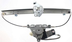 Front Window Regulator with Motor for 1986-1997 Nissan Pickup, Power, Left (Driver) Side, Replacement