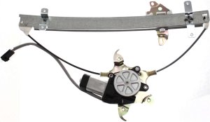 Front Window Regulator with Motor for Nissan Maxima 1995-1999, Infiniti I30 1996-1999, Right (Passenger) Side, Power, Replacement