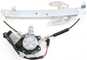 Power Rear Window Regulator with Motor for Nissan Maxima 1995-1999, Infiniti I30 1996-1999, Right (Passenger) Side, Replacement