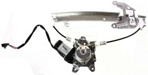 Power Window Regulator with Motor for Nissan Maxima 1995-1999 / Infiniti I30 1996-1999, Rear, Left (Driver), Replacement