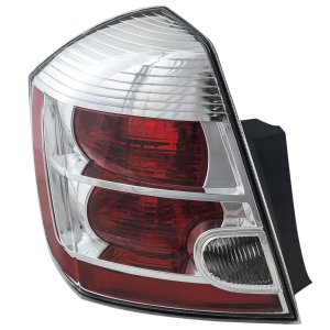 Tail Light Assembly for 2007-2009 Nissan Sentra, Left (Driver) Side, 2.0L Engine, Replacement
