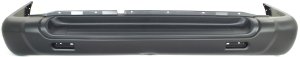 Rear Bumper Cover for Nissan Pathfinder 1999-2004, Primed (Ready to Paint), Without Spare Tire Carrier Holes, Replacement