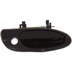Front Right (Passenger) Outer Door Handle for 2002-2003 Nissan Maxima GLE, GXE - Super Black, Code KH3, Replacement,  806062Y904