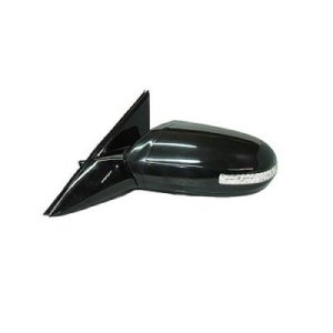 Right (Passenger) Outside Side View Mirror Assembly for 2009 - 2014 Nissan Maxima w/Power, Heated, Premium & Sports Package, Memory, Signal Light,  963019N81A, Replacement