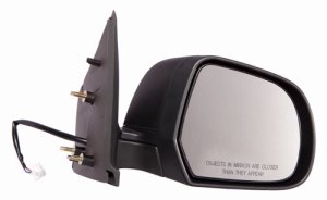 Right (Passenger) Side View Mirror Assembly for 2012 - 2014 Nissan Versa 1.6 SL Sedan, 1.6 SV Sedan - Power, Non-Heated, w/Cover, Textured Black, OEM 963013AN5B-PFM, Replacement