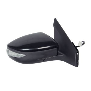 Right (Passenger) Outside Side View Mirror Assembly for 2013 - 2015 Nissan Sentra, Non-Heated, with Power, Signal Light, Cover, Paint to Match,  963013SG0C-PFM, Replacement