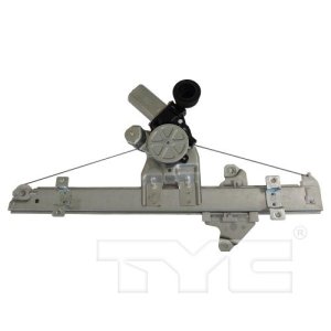 Front Door Glass Regulator for 2016 - 2021 Nissan Maxima, Left (Driver) Power Window Regulator with Motor,  807214RA0A-PFM, Replacement Motor Assembly