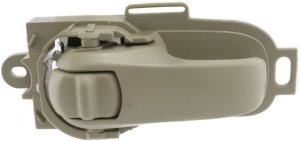 Front Right (Passenger) Inside Door Handle for 2007 - 2011 Nissan Versa, Beige Interior Replacement,  80670EL00C