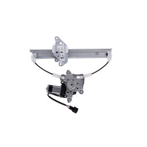 Left (Driver) Rear Door Glass Regulator with Motor Assembly for 2007 - 2014 Nissan Maxima, Without Premium Package;  82721JA000-PFM, Replacement