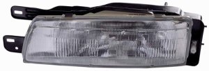 Left (Driver) Headlight Assembly for 1990 - 1992 Nissan Stanza, Front Replacement Housing/Lens/Cover, Composite,  B606065E00, Replacement