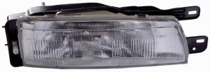 Front Headlight Assembly for 1990 - 1992 Nissan Stanza, Right (Passenger) Side, Composite, Replacement Housing/Lens/Cover,  B601065E00, Replacement