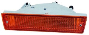 Front Left (Driver) Turn Signal Light Assembly for 1987 - 1990 Nissan Sentra, 2 Door Coupe, Bumper Mounted,  B613569A00, Replacement