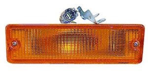 Front Right (Passenger) Turn Signal Light Assembly Replacement for 1987 - 1990 Nissan Sentra, Fits Sedan, Wagon, Hatchback, 2-Door Sedan,  B613061A00