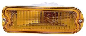 Front Right (Passenger) Turn Signal Light Assembly for 1993 - 1995 Nissan Quest, with Amber Lens Cover, OEM part 261300B200, Replacement