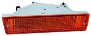 Front Right (Passenger) Turn Signal Light Assembly for 1987 - 1990 Nissan Sentra, 2 Door; Coupe, Bumper Mounted,  B613069A00, Replacement