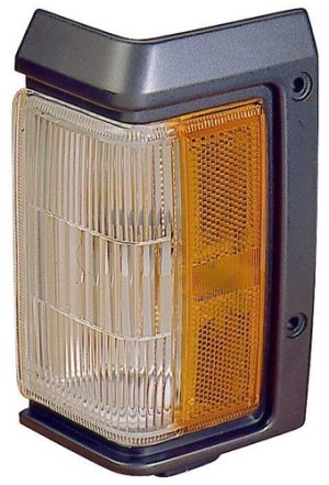 Front Left (Driver) Side Marker Light Assembly for 1993 - 1995 Nissan Pathfinder, Replacement Lens Cover with Bright Rim; OEM (OEM): B611560G00