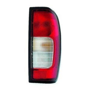 Left (Driver) Rear Tail Light Assembly for 1998 - 2000 Nissan Frontier, Crew Cab Pickup; 4WD (Four-Wheel Drive), Replacement,  265553S525
