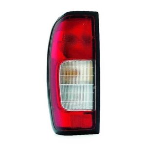 Right (Passenger) Rear Light Assembly for 1998 - 2000 Nissan Frontier, Replacement Tail Light Lens/Cover, Crew Cab Pickup; 4WD (Four-Wheel Drive),  265503S525