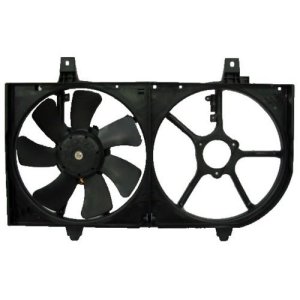 Radiator Cooling Fan Assembly for 2002 - 2006 Nissan Sentra, without Air Conditioner,  214814Z321, Replacement