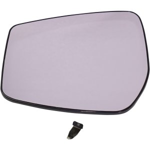 Mirror Glass for Nissan Versa/Versa Note 2015-2019, Left (Driver), Non-Heated, with Backing Plate, Replacement