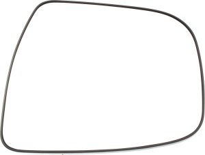 Mirror Glass for Nissan Juke 2015-2017, Left (Driver) Side, Non-Heated, with Backing Plate, Replacement