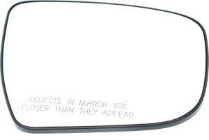 Mirror Glass for Nissan JUKE, 2015-2017, Right (Passenger) Side, Non-Heated, with Backing Plate, Replacement