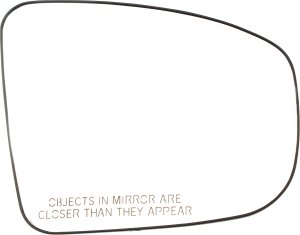 Mirror Glass for Nissan Pathfinder 2013-2016, Right (Passenger), Non-Heated, with Backing Plate, (2014-2014 SV Hybrid Model), Replacement