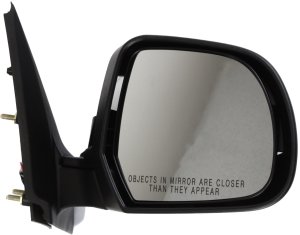 Power Mirror for Nissan Versa 2012-2014 Sedan, Right (Passenger) Side, Manual Folding, Non-Heated, Paintable, SL/SV Model, Replacement