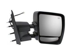 Towing Mirror for NV Series Full Size Van (2012-2021) Right (Passenger), Power, Manual Folding, Heated, Chrome, w/o Signal Light, Replacement