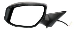 Power Mirror for Nissan Altima 2013-2018, Left (Driver), Manual Folding, Non-Heated, Paintable, with In-housing Signal Light, without Auto Dimming, Blind Spot Detection, Memory, Replacement