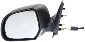 Manual Adjust Mirror for Nissan Versa Sedan S Model, 2012-2014, Left (Driver), Manual Folding, Non-Heated, Textured, Replacement