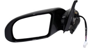 Power Mirror for Nissan Maxima 2009-2014, Manual Folding, Left (Driver), Heated, Paintable with Memory and Signal Light, Replacement