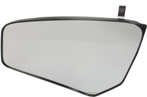 Mirror Glass for Nissan Sentra 2007-2012, Left (Driver), Non-Heated, with Backing Plate, Replacement