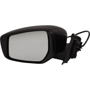 Power Mirror for Nissan Kicks 2018-2023, Left (Driver) Side, Manual Folding, Non-Heated, Textured Black, Without Blind Spot Detection and Signal Light, S Model, Replacement
