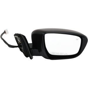 Power Heated Paintable Mirror for Nissan Murano 2016-2023, Right (Passenger), Manual Folding, SL/Platinum Models, with Memory, Camera and Signal Light, From March 2016, Replacement