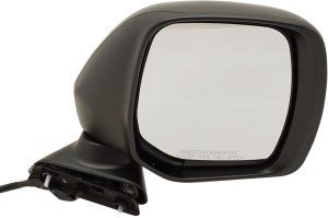 Power Mirror for Nissan Quest 2011-2017, Right (Passenger) Side, Manual Folding, Heated, Paintable, with Signal Light, without Auto Tilt, Replacement
