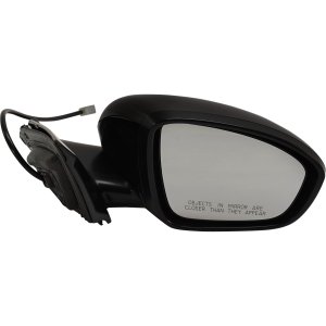 Power Mirror for Nissan Altima 2019-2023, Right (Passenger), Manual Folding, Non-Heated, Paintable, without Auto Dimming, Blind Spot Detection, Memory and Signal Light, Replacement