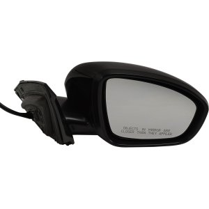 Power Mirror for Nissan Altima SR Model 2019-2023, Right (Passenger), Manual Folding, Heated, Paintable, with Signal Light, without Auto Dimming, Blind Spot Detection and Memory, Replacement