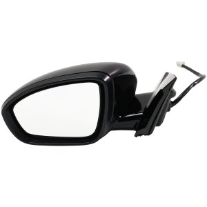 Power Mirror for Nissan Altima (2019-2023), Left (Driver) Side, Manual Folding, Heated, Paintable, SE/SL/SV Models, with Signal Light, without Auto Dimming, BSD and Memory, Replacement