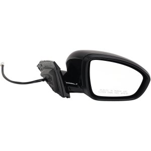 Power Mirror for Nissan Altima 2019-2023 Right (Passenger), Manual Folding, Heated, Paintable, SE/SL/SV Models, with Signal Light, without Auto Dimming, Blind Spot Detection and Memory, Replacement