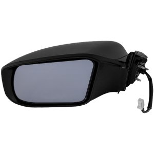 Power Mirror for Nissan Altima 2013-2018, Left (Driver), Manual Folding, Heated, Paintable, without Auto Dimming, Blind Spot Detection, Memory, and Signal Light, Replacement