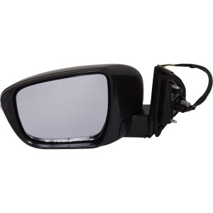 Power Mirror for Nissan Rogue Sport 2017-2019 Left (Driver), Manual Folding, Non-Heated, Paintable, with Signal Light, without Auto Dimming, Blind Spot Detection, and Memory, SV Model, Replacement