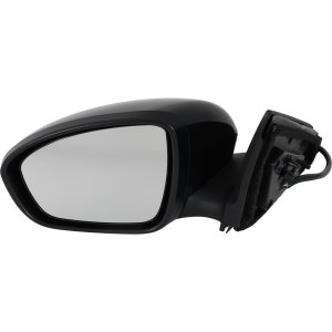 Power Heated Mirror for Nissan Sentra 2020-2021, Left (Driver), Manual Folding, Paintable, with Signal Light, Replacement