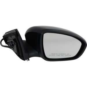 Power Mirror for Nissan Sentra 2020-2021, Right (Passenger) Side, Manual Folding, Heated, Paintable, with Signal Light, Replacement