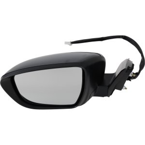 Power Mirror for Nissan Rogue Sport 2017-2022, Left (Driver) Side, Manual Folding, Heated, Paintable, SL/SV Models, with Signal Light and Camera, without Blind Spot Detection, with Memory and Puddle Light, Replacement