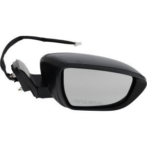 Right (Passenger) Mirror for Nissan Rogue Sport 2017-2022, Power, Manual Folding, Heated, Paintable, SL/SV Models, with Signal Light & Camera, Without Blind Spot Detection, Memory & Puddle Light, Replacement